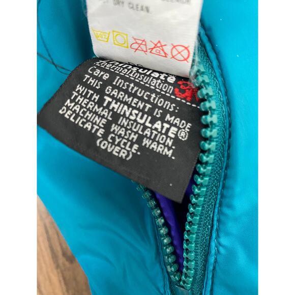 VTG Women Columbia Radial Sleeve 3M Thinsulate reversible ski jacket coat M - Picture 7 of 9